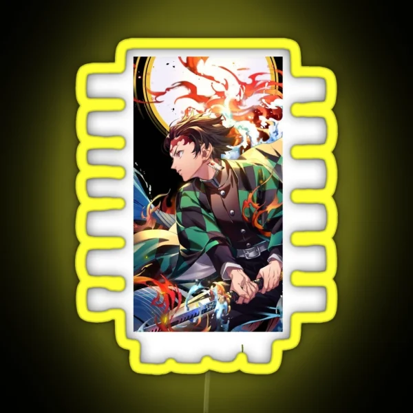 Demon Slayer Tanjiro Kamado RGB Neon Sign