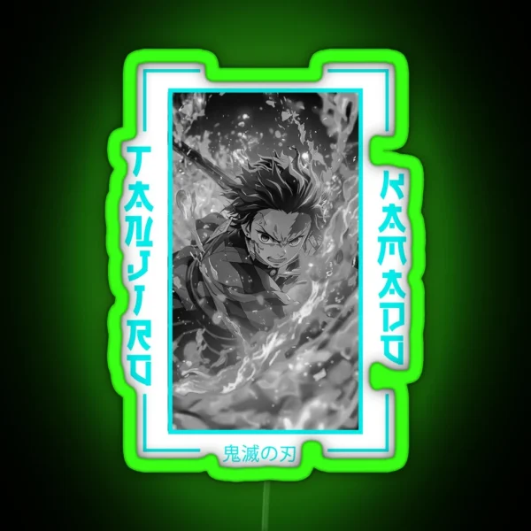 Demon Slayer Tanjiro Kamado RGB Neon Sign
