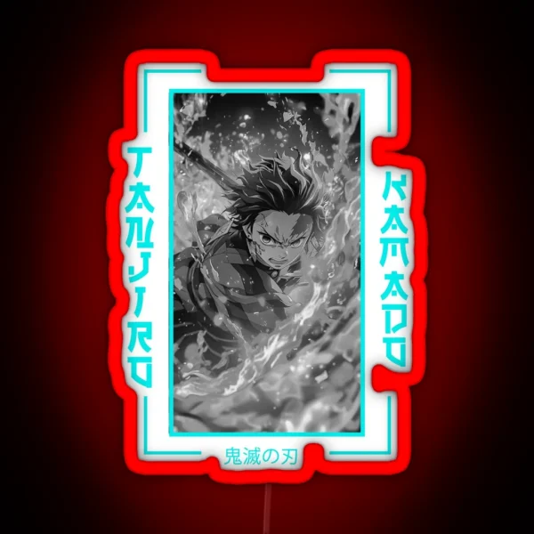 Demon Slayer Tanjiro Kamado RGB Neon Sign