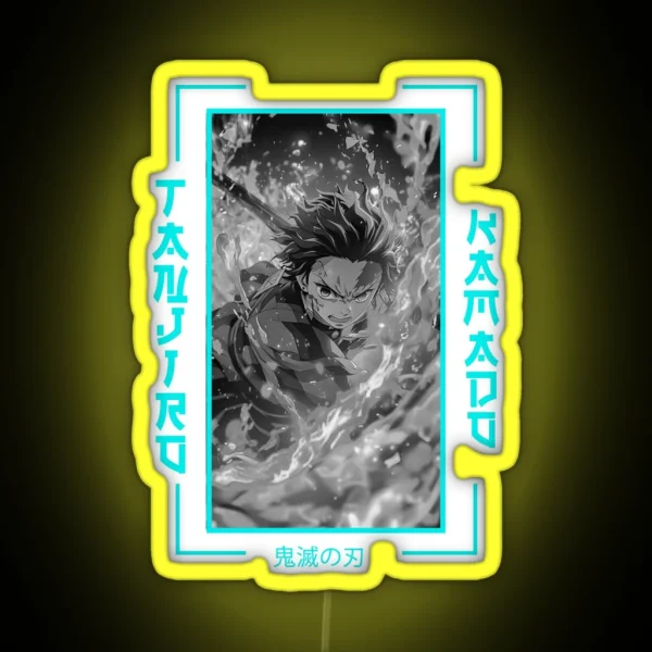 Demon Slayer Tanjiro Kamado RGB Neon Sign