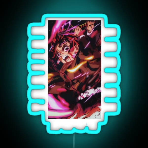 Demon Slayer Tanjiro Kamado RGB Neon Sign