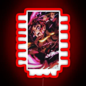 Demon Slayer Tanjiro Kamado RGB Neon Sign