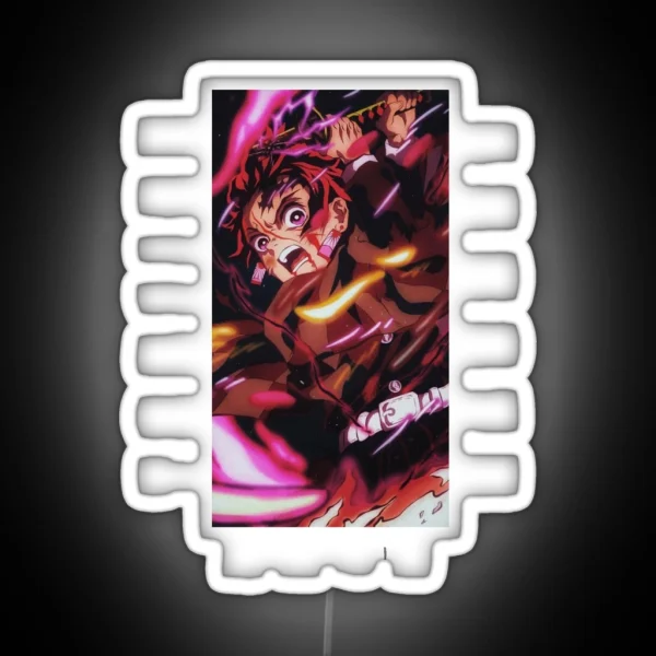 Demon Slayer Tanjiro Kamado RGB Neon Sign