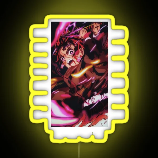 Demon Slayer Tanjiro Kamado RGB Neon Sign