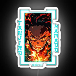 Demon Slayer Tanjiro Kamado RGB Neon Sign