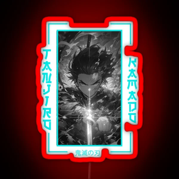 Demon Slayer Tanjiro Kamado RGB Neon Sign