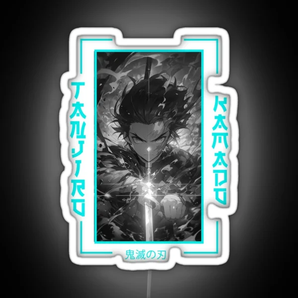 Demon Slayer Tanjiro Kamado RGB Neon Sign