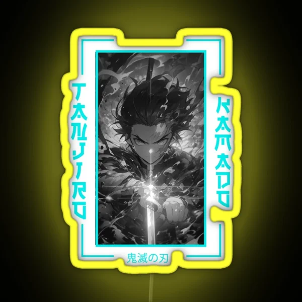 Demon Slayer Tanjiro Kamado RGB Neon Sign