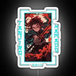 Demon Slayer Tanjiro Kamado RGB Neon Sign