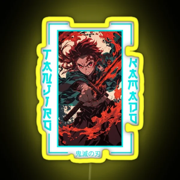 Demon Slayer Tanjiro Kamado RGB Neon Sign
