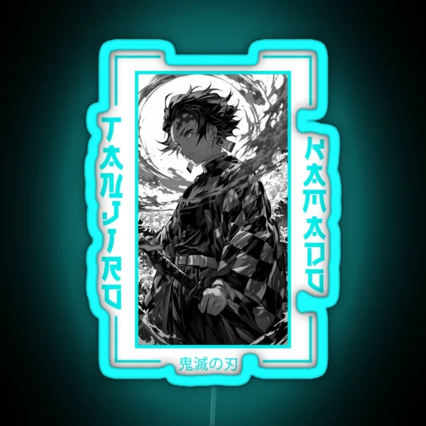 Demon Slayer Tanjiro Kamado RGB Neon Sign