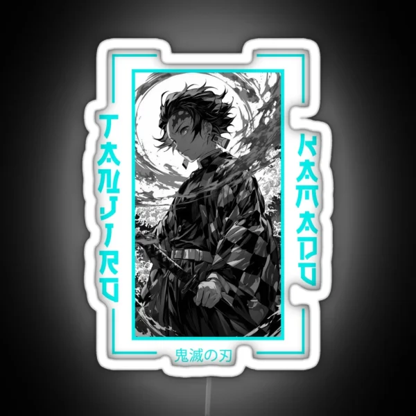 Demon Slayer Tanjiro Kamado RGB Neon Sign