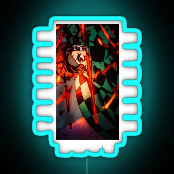 Demon Slayer Tanjiro Kamado RGB Neon Sign