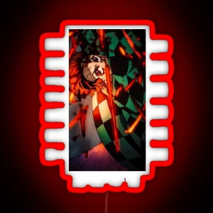 Demon Slayer Tanjiro Kamado RGB Neon Sign