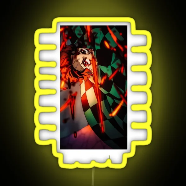 Demon Slayer Tanjiro Kamado RGB Neon Sign