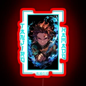 Demon Slayer Tanjiro Kamado RGB Neon Sign