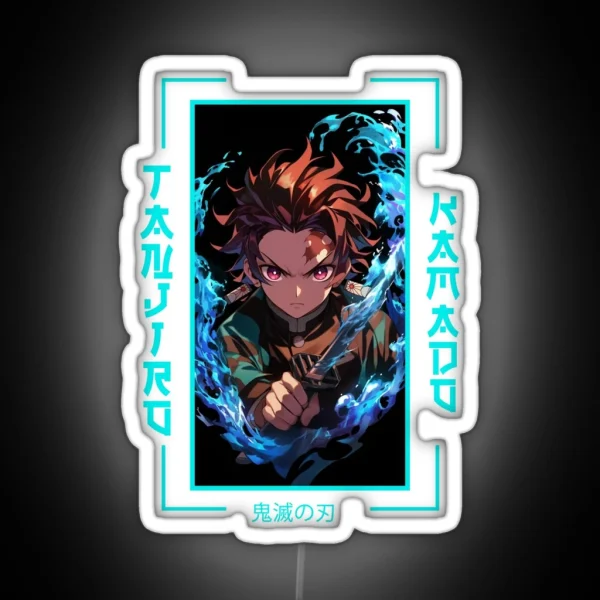 Demon Slayer Tanjiro Kamado RGB Neon Sign