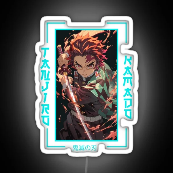 Demon Slayer Tanjiro Kamado RGB Neon Sign