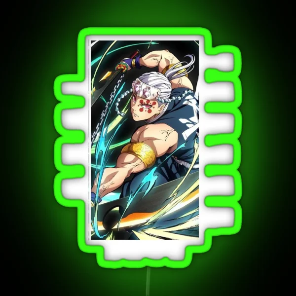 Demon Slayer Tengen Uzui RGB Neon Sign