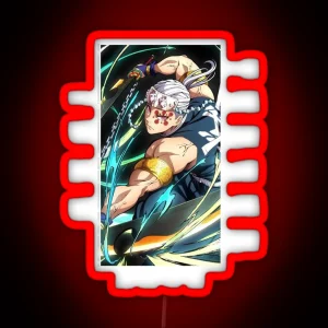 Demon Slayer Tengen Uzui RGB Neon Sign
