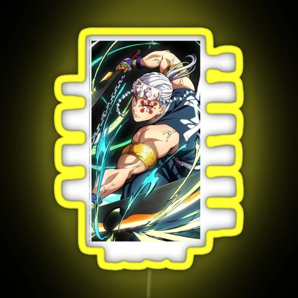 Demon Slayer Tengen Uzui RGB Neon Sign