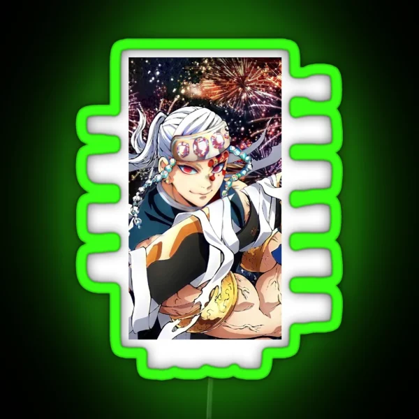 Demon Slayer Tengen Uzui RGB Neon Sign