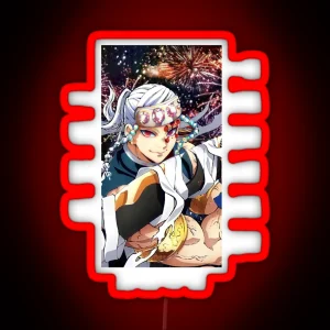 Demon Slayer Tengen Uzui RGB Neon Sign