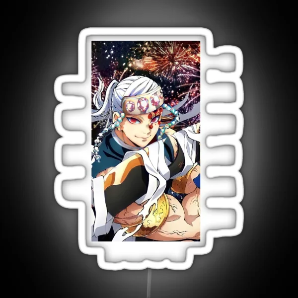 Demon Slayer Tengen Uzui RGB Neon Sign