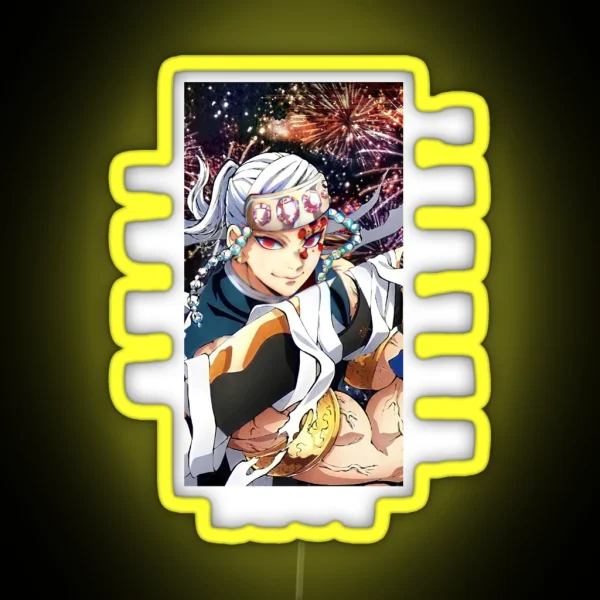 Demon Slayer Tengen Uzui RGB Neon Sign