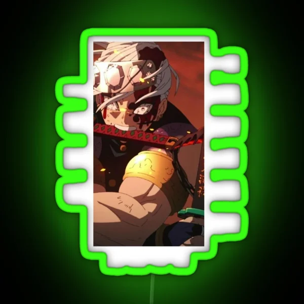 Demon Slayer Tengen Uzui RGB Neon Sign
