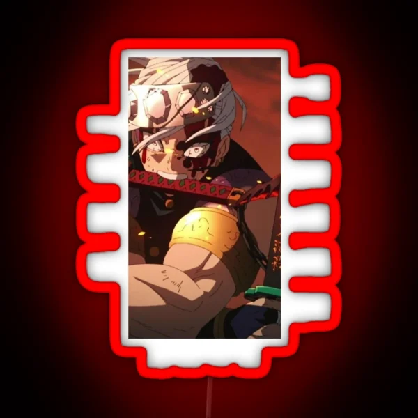 Demon Slayer Tengen Uzui RGB Neon Sign
