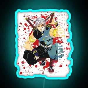 Demon Slayer Tengen Uzui RGB Neon Sign