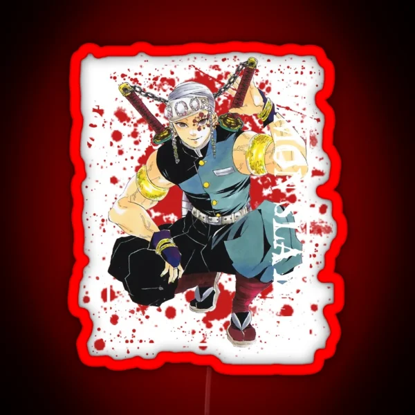 Demon Slayer Tengen Uzui RGB Neon Sign