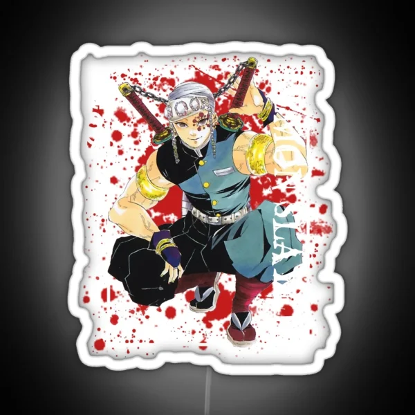 Demon Slayer Tengen Uzui RGB Neon Sign