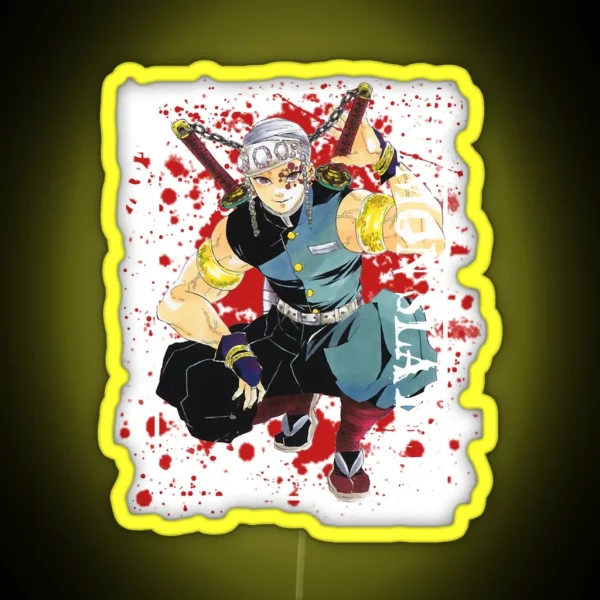 Demon Slayer Tengen Uzui RGB Neon Sign