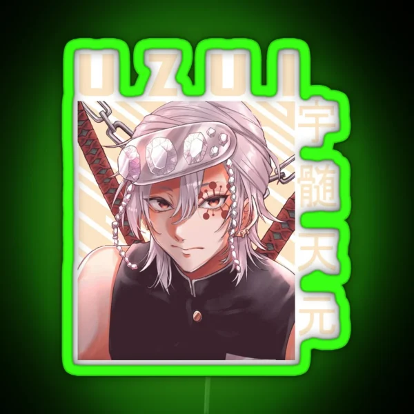 Demon Slayer Tengen Uzui RGB Neon Sign