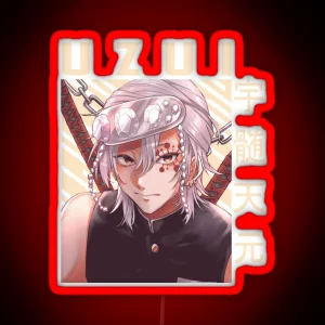 Demon Slayer Tengen Uzui RGB Neon Sign