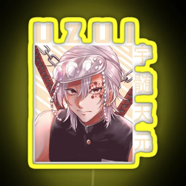 Demon Slayer Tengen Uzui RGB Neon Sign