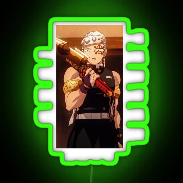 Demon Slayer Tengen Uzui RGB Neon Sign