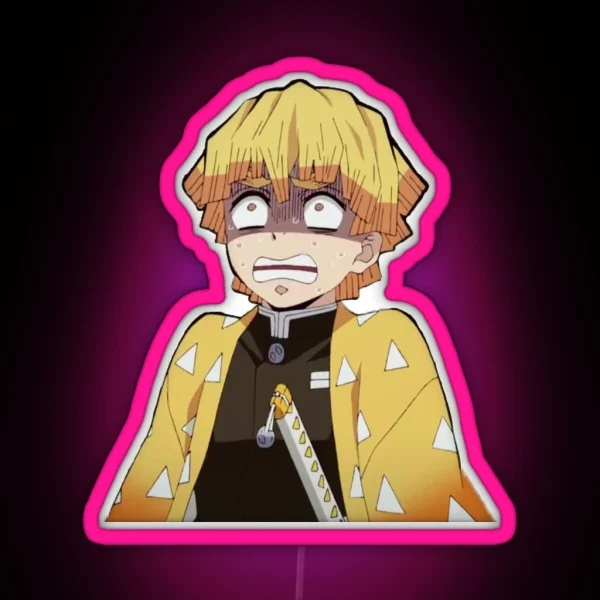 Demon Slayer Zenitsu RGB Neon Sign