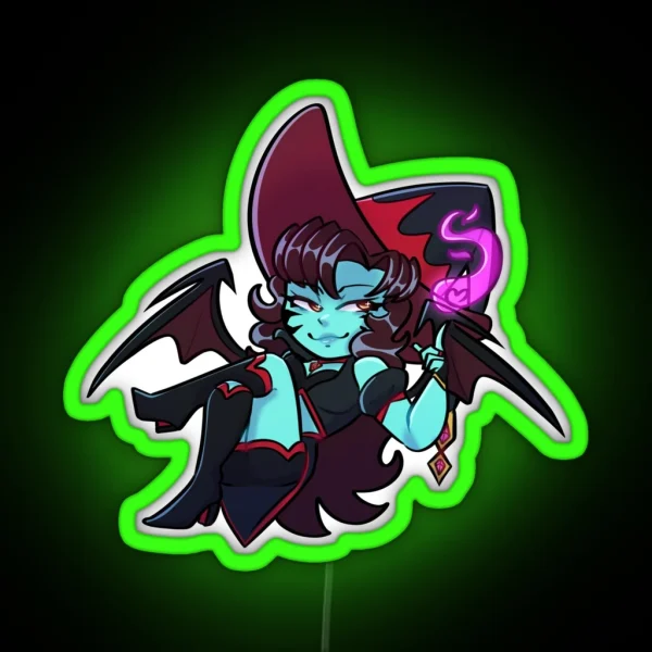 Demon Witch RGB Neon Sign