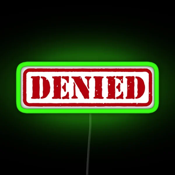Denied RGB Neon Sign