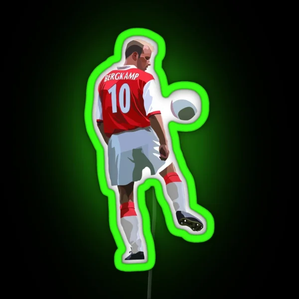 Dennis Bergkamp RGB Neon Sign