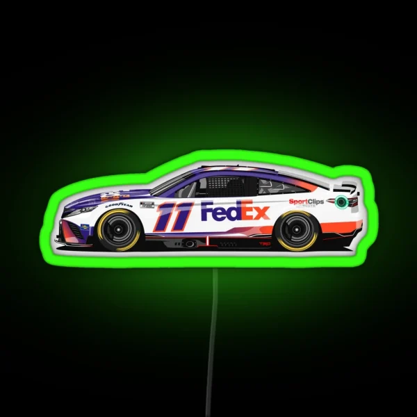 Denny Hamlin 2023 Camry RGB Neon Sign