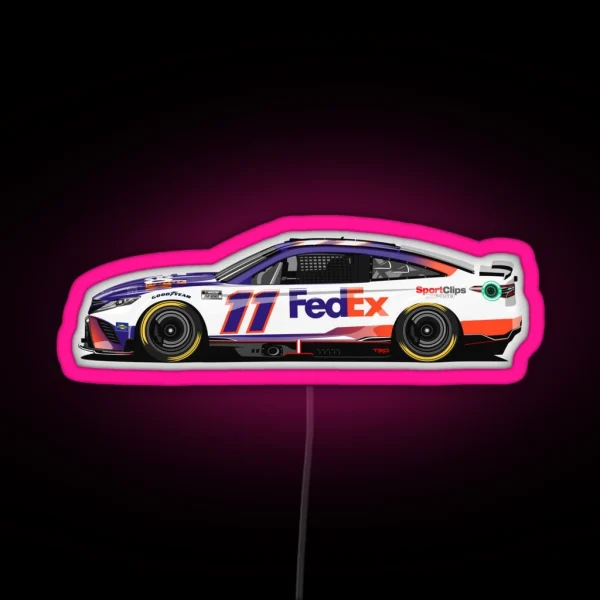 Denny Hamlin 2023 Camry RGB Neon Sign