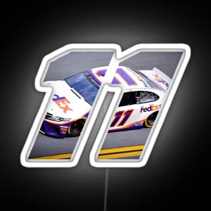 Denny Hamlin Car 11 RGB Neon Sign