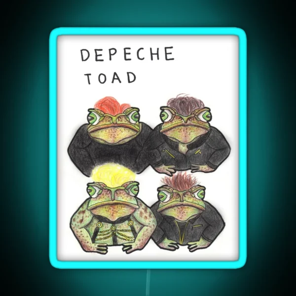 Depeche Toad RGB Neon Sign