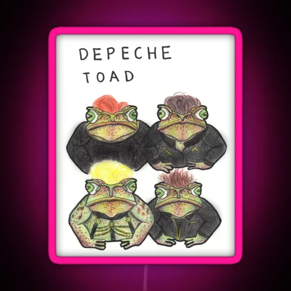 Depeche Toad RGB Neon Sign