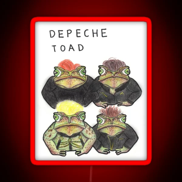 Depeche Toad RGB Neon Sign