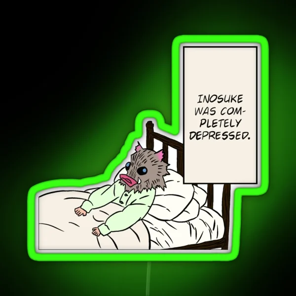Depressed Boar RGB Neon Sign